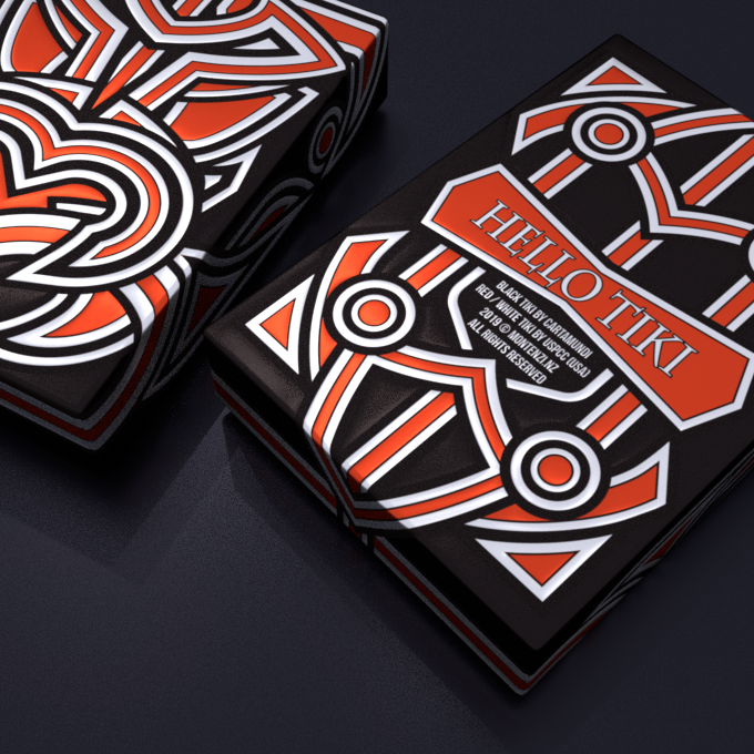 2 * Hello Tiki V2 (BLACK + RED)